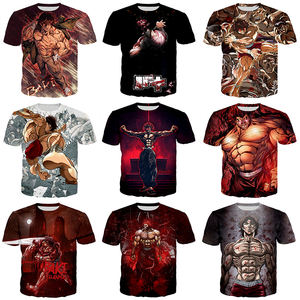 Anime Baki Hanma Crew Neck Sweaters Baki Print Vintage Unisex Tops Long Sleeve Harajuku Sweatshirt Hip Hop Streetwear Men Women