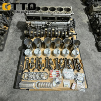 Kit de Révision Moteur d'Excavatrice OTTO Original 6HK1 6BG1 6WG1 Kit de Chemises de Cylindre 4JG1 4JG2 4JB1 4BG1 4JJ1 4HK1 pour Pièces de Moteur ISUZU