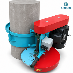 Macchina Elettrica per Taglio Pali in Calcestruzzo Tipo a Morsetto 4kW con Lama Diamantata 350-400mm per Pali Rotondi 300-1000mm - Product Image 1
