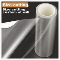 Film PET transparent, rouleaux de film polyester résistant aux hautes températures, film de décollement en PVC rigide, feuilles de Mylar, joints