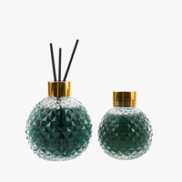 Bouteilles diffuseurs de parfum en verre coloré décoratives personnalisées pour la maison