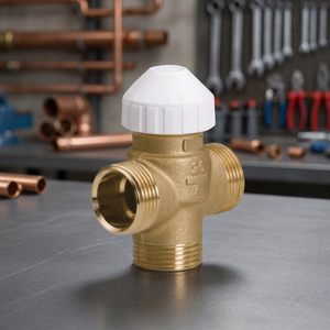 Corps de vanne solénoïde à trois voies OEM 24/230V Watts avec port KVS 2.8 PN16 3/4 po pour ventilo-convecteur - Product Image 3