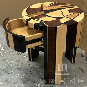 Nouvelle Arrivée Table de Chevet Simple en Bois Massif avec Commode Meuble de Chevet Luxe Rétro Grainé - Product Image 6
