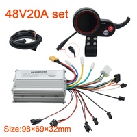 Kit de Contrôleur pour Trottinette Électrique KUGOOM 4 48V20A avec Écran d'Affichage 10 Pouces TF-100 et Accessoire Six Broches