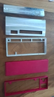 Clavier mécanique personnalisé en acier inoxydable et aluminium usiné CNC, coloré, avec finition anodisée, certifié ISO9001