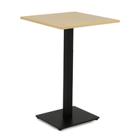 Tables de Bar hautes en bois de Style industriel, utilisation intérieure et extérieure avec cadre métallique
