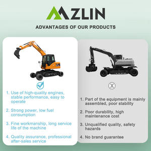 Nueva Excavadora de Orugas ZLIN 2024 para Movimiento de Tierras, 12 Toneladas, con Motor Yanmar, 1 Año de Garantía, Alta Potencia de Excavación - Product Image 5