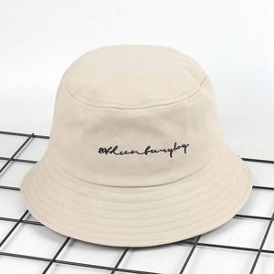 YKH venta al por mayor logotipo bordado personalizado diseño personalizado algodón invierno moda pescador bordado sombrero de cubo con su propio logotipo - Product Image 6