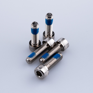 Vis à tête cylindrique hexagonale anti-desserrage en acier nickel-cuivre avec patch en nylon personnalisé M8*28mm pour fenêtre et porte - Product Image 5