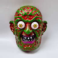 Dernier modèle Masques de terreur d'Halloween Bouncing Spring Eyes Freakish Clown Cosplay Hell Messenger Scary Face Cover Holiday Supplies