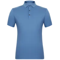 CustomスタイルCasual無地半袖ブルーゴルフメンズポロtシャツ100% 綿刺繍ポロシャツカスタマイズされたロゴ