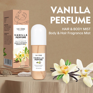 Perfume hidratante, refrescante y duradero de alta calidad, spray orgánico de vainilla para cabello y cuerpo. - Product Image 6