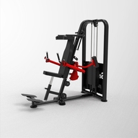 Machine d'extension des triceps assise polyvalente avec structure en acier et dispositifs de sécurité pour le renforcement des muscles du dos et des bras