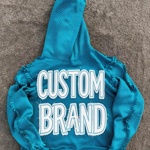 Sudadera con Capucha de Verano Unisex de Alta Calidad, Fabricada a Medida, 100% Algodón, Cuello Redondo, Corte Regular, Estampado, Bordado, Parche, Pedrería - Product Image 3