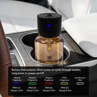 Diffuseur d'arômes intelligent pour voiture et maison de 120 ml, parfum d'hôtel de luxe, flacon en verre longue durée, rafraîchisseur d'air