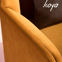 Moderne nordische Luxus Sessel Wohnzimmer Lounge Farbe Sofas Stühle Home Schlafzimmer Stuhl Stoff Fass Stuhl