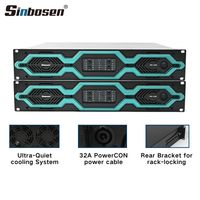 Amplificateur de puissance de scène professionnel SR4-3200 2U classe D 4 canaux 7000 W 2 ohms