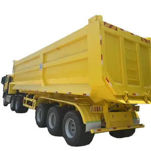 Made In China Agricultural Dump Trailer Single Axle Hydraulic Dump Trailer Box Trailer Agricultural Vehicle