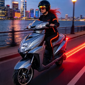Vélo électrique JENOVA très bien noté, 1000W, 60V, 50 km/h, batterie 20Ah, pneus épais, siège confortable, vélos de ville, frein à disque avant - Product Image 6