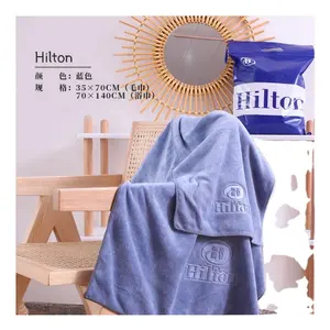 Khăn Tắm Hilton Chất Lượng Cao Khăn Tắm Sợi Polyester Mềm Khỏe Mạnh Khăn Mặt 35X75Cm Giá Thấp Hơn, 70X140Cm