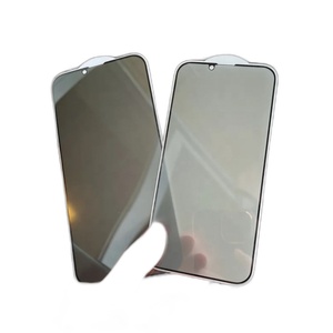 Accessoire de téléphone portable compatible, protection d'écran en verre trempé anti-espionnage de qualité 9D 18D, couverture complète pour iPhone 15 - Product Image 1