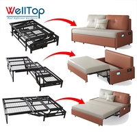 WELLTOP - Vente en gros d'accessoires de meubles et de quincaillerie : Mécanisme de fauteuil inclinable en métal robuste et réglable pour canapé