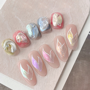 AILANUO 15ml Serie de gel de textura de ensueño de 9 colores, adecuado para bricolaje, proveedor de gel de esmalte de uñas - Product Image 1