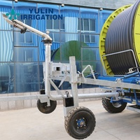 Systèmes d'irrigation goutte à goutte agricoles : Enrouleur de tuyau d'irrigation avec canon à pluie pour l'arrosage longue distance