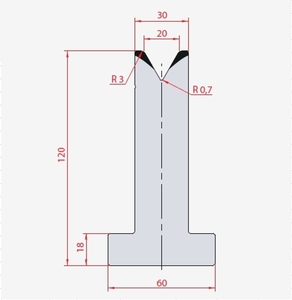 1V Duy Nhất V 835Mm Uốn Máy Công Cụ 88 60 Độ 1V Chết Cho Châu Âu <span class=keywords><strong>Amada</strong></span> Mỹ Loại Báo Chí Phanh - Product Image 1