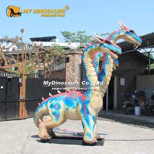 Mi Dino XJ362, Accesorios para Casa Embrujada, Dragón Alado Animatrónico de Tres Cabezas - Product Image 1