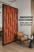 Panneau mural en PU à texture géométrique 3D, ignifuge, insonorisant, écologique, design moderne pour hôpital, salle de sport, extérieur, installation facile en DIY