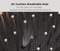 Brosse démêlante ergonomique 2-en-1 double face en acier inoxydable Truelove pour le toilettage des chats et des chiens