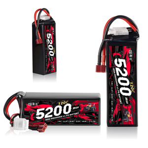 LEIDA LD05-4S5200 OEM 14.8V 120C Lithium Marine Batterij <span class=keywords><strong>5200mAh</strong></span> 4S voor RC vliegtuigen, quadcopters, auto's & boten - Product Image 1