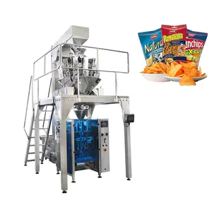 Máquina automática de embalagem e pesagem de batatas fritas e banana preço de fábrica