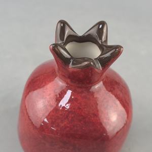 Vendita calda ceramica decorativo melograno <span class=keywords><strong>vaso</strong></span> transfrontaliero per europa & America per soggiorno arredamento con fiori secchi - Product Image 4