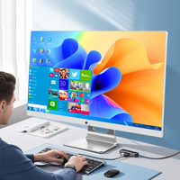 Dual Core 24" Ips Panel All-in-one Pc Gamer Cheap Business Aio Desktop Computer I3 I5 I7 Barebone Touch Screen 8gb 16gb Memory