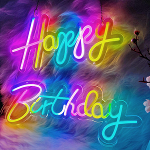 Letrero LED de Neón Personalizado con Diseño Gratuito, Iluminación RGB a Todo Color, Envío Directo, Letrero Luminoso para Publicidad en el Hogar - Product Image 2