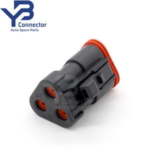 Conector YB DT06-3S-E005 <span class=keywords><strong>Deutsh</strong></span> de 3 Pines, Conector Hembra Impermeable para Sistema Eléctrico de Automóvil - Product Image 3
