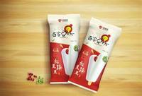 Emballages de crème glacée à personnaliser, pièces, emballage de aliments jetables pour glace, sac à gousset latérale, en plastique Pe