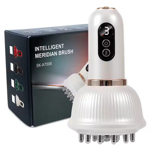 2026 Neue Fabrikdirekte Kabellose Mikrostrom-Meridianbürste mit Vibration und Schabefunktion für Lymphdrainage und Ganzkörpermassage - Product Image 1