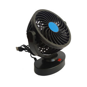 Ventilateur de voiture pliable Oumeite 12V/24V à tête unique, ventilateurs de refroidissement électriques pour voitures et camions, vente en gros d'usine, <span class=keywords><strong>gadget</strong></span> automobile et pour camions - Product Image 2