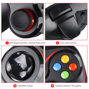 V8 Ergonomic Joystick đa-chế độ chơi game không dây điều khiển với các nút tùy chỉnh BT có thể sạc lại từ xa cho điện thoại di động PC <span class=keywords><strong>TV</strong></span> chuyển đổi - Product Image 4