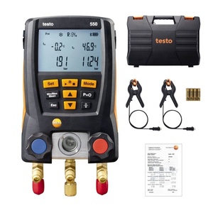Kit Básico Testo 550S OEM, Manómetro Digital Inteligente con Sondas de Temperatura de Cable Fijo, Manómetros de Aleación de Aluminio con Batería - Product Image 6