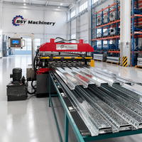 Machine automatique de formage de profilés pour panneaux de toiture et de plancher en acier – Machine de profilage de planchers