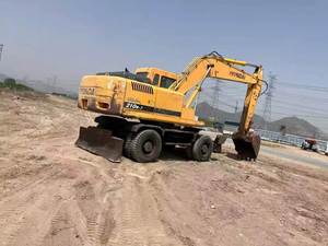 Excavadora de Ruedas Hyundai de 21 Toneladas, Fabricada en Corea del Sur, Modelo 210W-7, de Segunda Mano, con Capacidad de Cucharón de 2.0m y Componentes HYDAC - Product Image 3