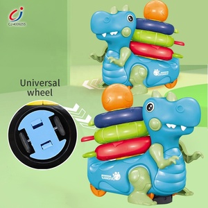 Giocattolo Impilabile con Animali Chengji, Gioco Educativo Montessori con Luci e Musica, Set <span class=keywords><strong>di</strong></span> <span class=keywords><strong>Dinosauri</strong></span> per Bambini - Product Image 2