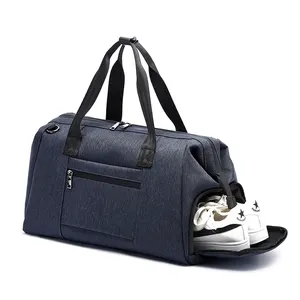 Portable shoe gym sport duffel bag unisex street boy waterproof big duffle travel bags