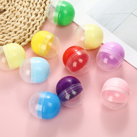 Capsules creuses ovales en plastique translucide pour jouets, type boîte mystère, avec ouverture supérieure, conditionnées en boîte, fabriquées au Zhejiang, pour enfants