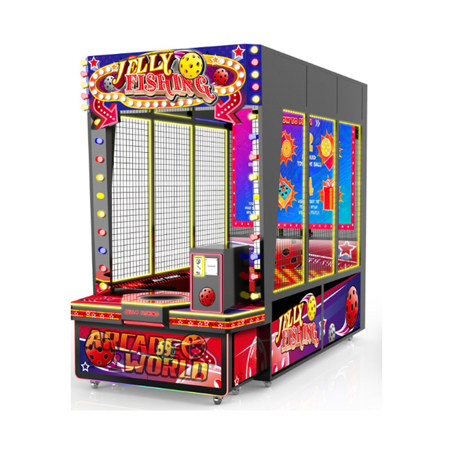 Attractive Indoor Amusement Arcade Coin Operated Game Machine Lottery Ticket Redemption Coconut Bash Game Machine for Sale