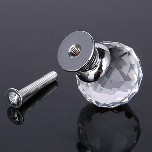 Modern Style Crystal <strong>Cabinet</strong> Handles Zinc Ball <strong>Knobs</strong> Crystal Clear <strong>Diamond</strong> <strong>Cabinet</strong> Drawer Jewellery <strong>Knobs</strong> Door Handles - Product Image 6